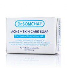 Мыло для чувствительной кожи против акне Dr Somchai 80 гр /Dr Somchai ACNE & Skin Care Soap for Sensitive Skin 80 gr