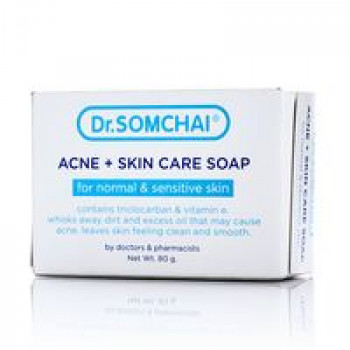 Мыло для чувствительной кожи против акне Dr Somchai 80 гр /Dr Somchai ACNE & Skin Care Soap for Sensitive Skin 80 gr