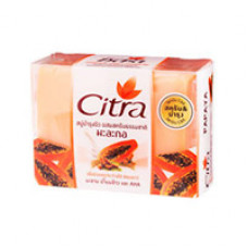 Отбеливающее мыло для тела и лица с папайей, рисовым молочком и тамариндом от Citra 110 гр / Citra Papaya Whitening Face and Body Soap 110g