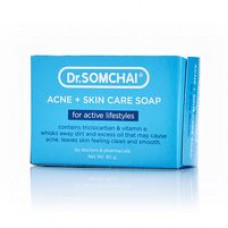 Антибактериальное мыло для лица и тела Dr Somchai 80 гр/Dr Somchai Acne & Skin Care Soap for Active Lifestyles 80 gr