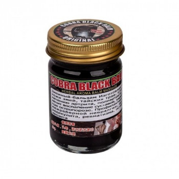 Черный бальзам с коброй 200 гр / Cobra Black balm 200 gr