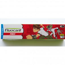Детская зубная паста Fluocaril 2-6 лет, Клубничный вкус / Baby Toothpaste Fluocaril 2-6 years old, Strawberry Flavor