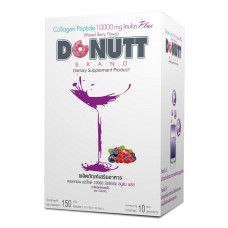 Питьевой коллаген Donutt c вкусом ягод 10000 mg / Donutt Collagen Peptide 10000 mg Inulin Plus (Mixberry Flavor) 10 Sac