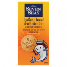 Мультивитаминный сироп для детей с омега 3 /Seven Seas Cod Liver Oil Multi Vitamin DHA Omega-3 Kids Children 100мл
