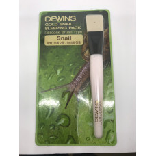 Cиликоновая щетка от Dewins / gold snail sleeping pack silicone brush Dewins