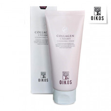 Коллагеновая кремовая очищающая пенка от Oikos/ oikos collagen creamy cleansing foam 150 ml