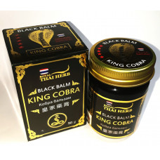 Черный тайский бальзам кобра 50 гр/ Royal Thai herb cobra balm 50 g