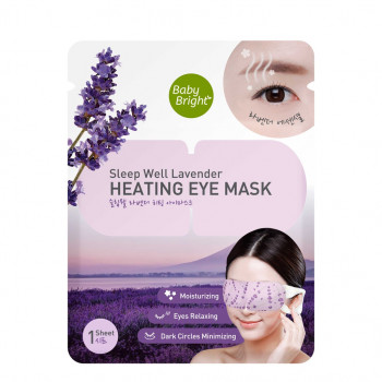 Baby Bright Согревающая маска для глаз с лавандой Sleep Well (1 лист) / Baby Bright Sleep Well Lavender Heating Eye Mask (1 Sheet)