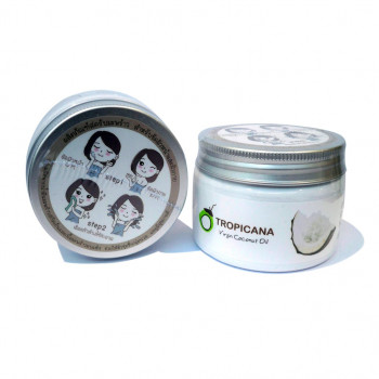 Универсальный кокосовый скраб для лица и тела от Tropicana 120 гр / Tropicana Desiccated Coconut Oil Scrub, 120 g