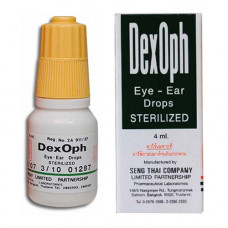 Капли для глаз и ушей DexOph 4 мл / DexOph Eye Ear Drops 4 ml