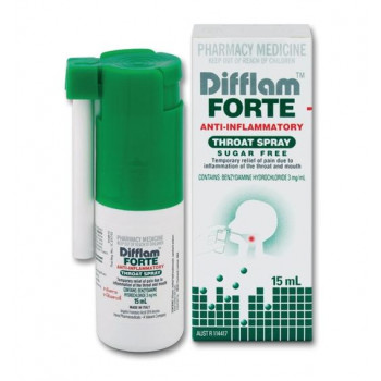 Противовоспалительный спрей для горла 15 мл / Difflam Forte Anti-Inflammatory Throat Spray15 ml