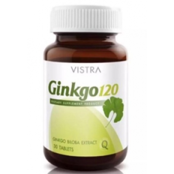 Экстракт Гинкго Билоба В Капсулах Vistra Ginkgo 120mg / Ginkgo Biloba Extract Capsules Vistra Ginkgo 120mg 30 capsules