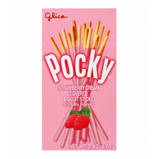 Палочки в глазури из клубники Pocky 25 гр / Pocky strawberry glaze sticks 47g