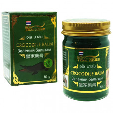 Бальзам зеленый крокодиловый с экстрактом алоэ вера 50 мл / Royal thai herb Crocodile balm 50 ml