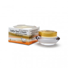 Детский крем для лица Экстракт плаценты и коллаж Для сухой кожи 40 гр / Baby Face Cream Placenta extract and collage For dry skin 40gr