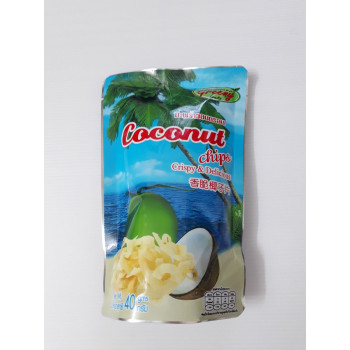 кокосовые чипсы. Упаковка 40rp / Greeny Fruits Coconut Chips 40g