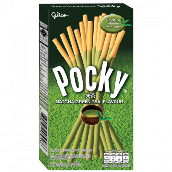 Pocky Палочки в глазури с зеленым чаем матча 40 гр / Pocky green tea glaze sticks 40 g