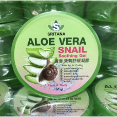 Sritana Успокаивающий гель с алоэ вера 100 мл / Sritana Aloe Vera Snail Soothing Gel 100ml.