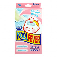 Жаропонижающие гелевые подушечки для младенцев / Kool Fever For Baby x 6sheets
