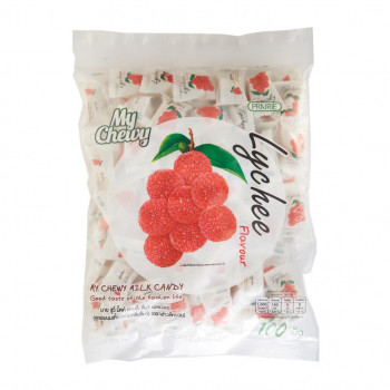 Тайские мармеладки «личи + сливки» 67гр. / My Chewy Chewy Milk Candy Lychee Flavor 67g