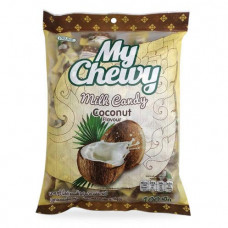 My Chewy Milk Candy, Мягкие жевательные конфеты 100 таблеток, размер 360 г (кокос) / My Chewy Milk Candy, Soft Chewy Candy 100 tablet, Size 360g (Coconut)