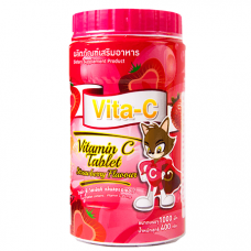 Витамин C со вкусом клубники в таблетках 1000 таблеток / Vita-C Vitamin C Strawberry 1000 Tablets