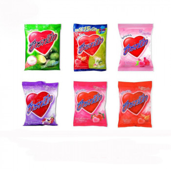 Смешанные вкусы конфет Heartbeat 19.6rp / Heartbeat Candy Mixed Flavors 19.6gr