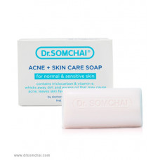 Dr.Somchai Мыло от акне для чувствительной кожи 80 гр / Dr Somchai Acne & Skin Care Soap 80 g for Sensitive