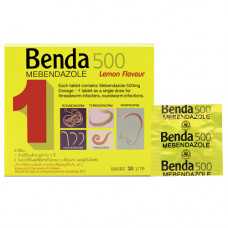 Benda 500 (со вкусом лимона) 12x1x1таблетки / Benda 500 Lemon Flavour 12x1x1 Tablets