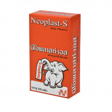 Неопласт-С (1 коробка по 100 шт.) Бинт эластичный пластырь / Neoplast S Strip Plasters (100pcs)