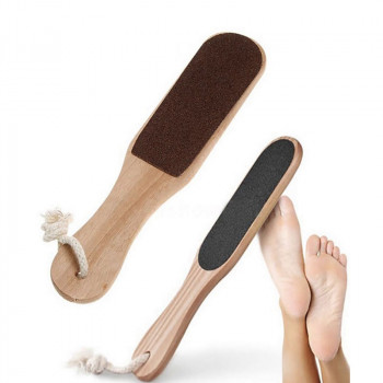 Двусторонняя Щетка для ухода за ногами, педикюр, пилинг / Double-sided brush for foot care, pedicure, peeling