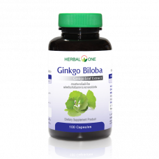 100 капсул экстракта листьев гинкго / Herbal One Ginkgo Biloba 100 capsules