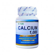 Кальций 1000 мг, 30 капсул / The Nature Calcium, 1000 mg, 30 capsules