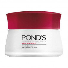 Увлажнящий дневной крем с лифтинг эффектом / Ponds Age Miracle Day Cream Wrinkle Correction