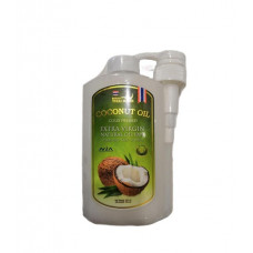 Натуральное кокосовое масло первого отжима Thai Herb 1000 мл / Extra Virgin Natural Oil Royal Thai Herb 1000 ml