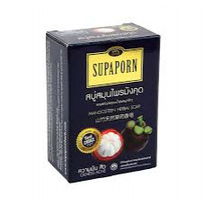 Натуральное мыло Supaporn с экстрактом МАНГУСТИНА 100 гр / MANGOSTEEN HERBAL SOAP OILNESS – ACNE Supaporn 100 g