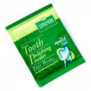 Зубной порошок на основе натуральных трав Supaporn 25 гр / Tooth Polishing Powder Plus Herbs Supaporn 25 g