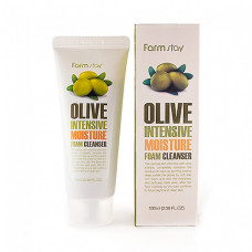 Farm Stay Olive Intensive Moisture Пенка для умывания 100 мл / Farm Stay Olive Intensive Moisture Foam Cleanser 100ml