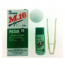 Скорая помощь при зубной боли M.16 Patar, 3 мл / M.16 Patar For Toothache, 3 ml