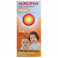 Детский жаропонижающий сироп Nurofen 60 мл / Nurofen for children 60 ml