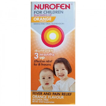 Детский жаропонижающий сироп Nurofen 60 мл / Nurofen for children 60 ml