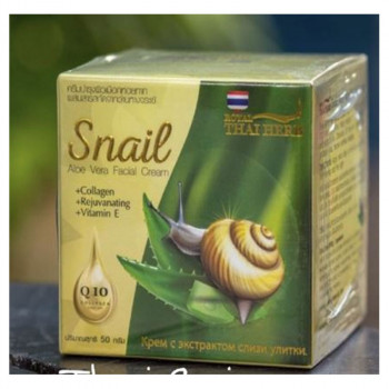 Крем от морщин с улиткой / Snail Aloe Vera Facial Cream Thai Herb