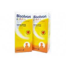 Бисолвон детский жидкий раствор от кашля 60 мл для детей / Bisolvon Pediatric Reduces Sputum and Eases cough 60ml Herbal for Healthy Drink