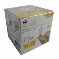 Омолаживающий улиточный крем с золотом Royal Thai Herb 50 мл / Royal Thai Herb Snail Gold Face Skin Reparing Cream 50 ML