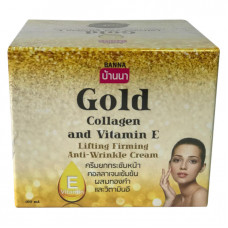 Крем для лица Золото, Коллаген и Витамин Е Banna 100 мл / Gold Collagen and Vitamin E Lifting Firming Anti-Wrinkle Cream BANNA, 100ml