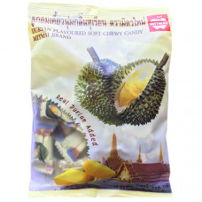 Жевательные конфеты MitMai Со вкусом дуриана 110 гр / Mitmai Durian Flavoured Soft Chewy Candy 110 g