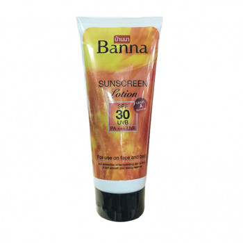 Banna Солнцезащитный лосьон SPF 30 UVB PA+++ 200 мл / Banna Sunscreen Lotion SPF 30 UVB PA+++ 200ml