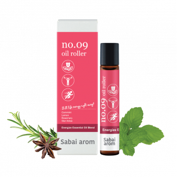 Масляный роллер для ароматерапии 8 мл / Sabai-Arom NO.09 Spot Roller 8 ml.