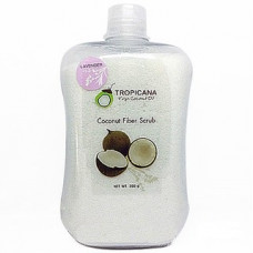 Сухой кокосовый скраб для лица и тела с эфирным маслом лаванды Tropicana 200 гр / Tropicana Virgin Coconut Oil Coconut Fiber Scrub 200 g