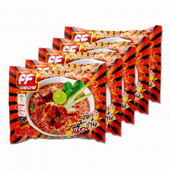 Лапша быстрого приготовления FF в упаковке, 5 шт. / FF Instant Noodles Pack 5pcs